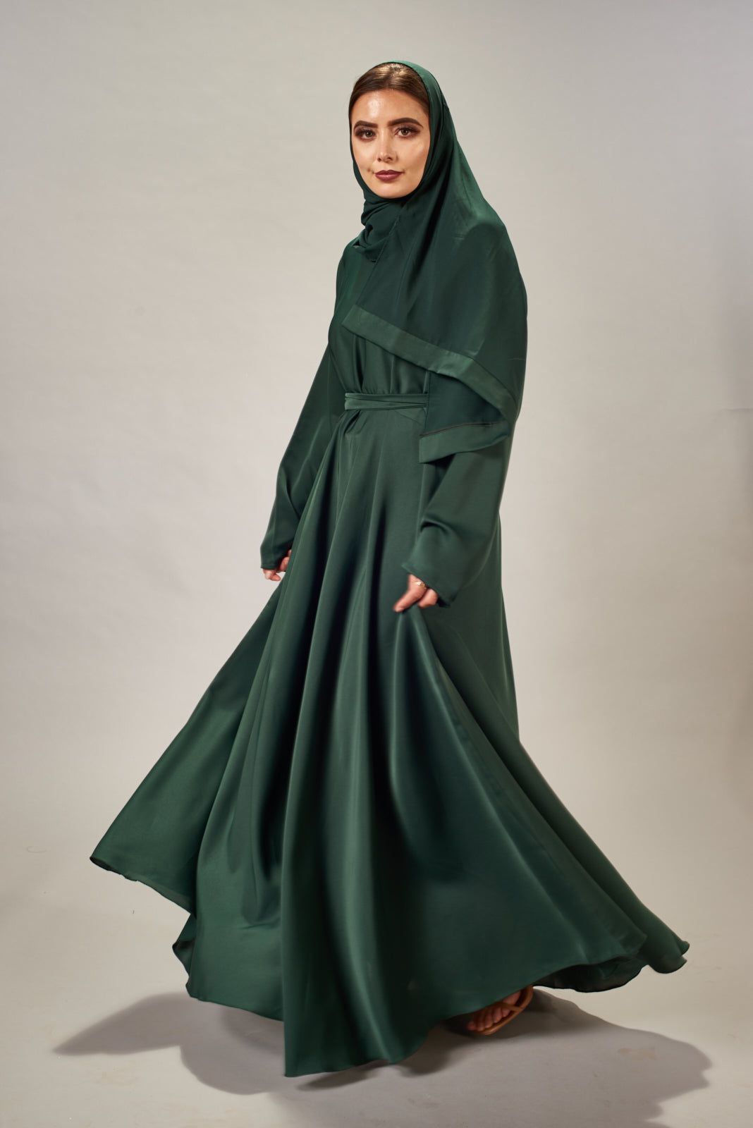 Raya flared Abaya