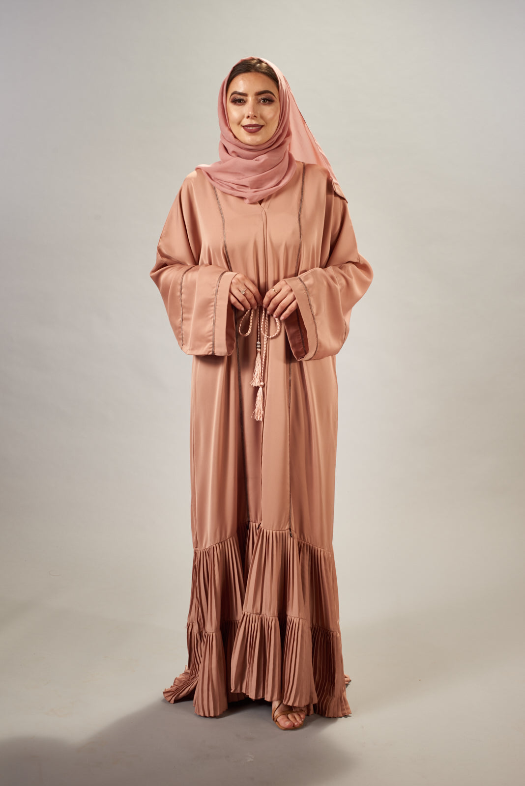 Sofia pleated elegant Abaya