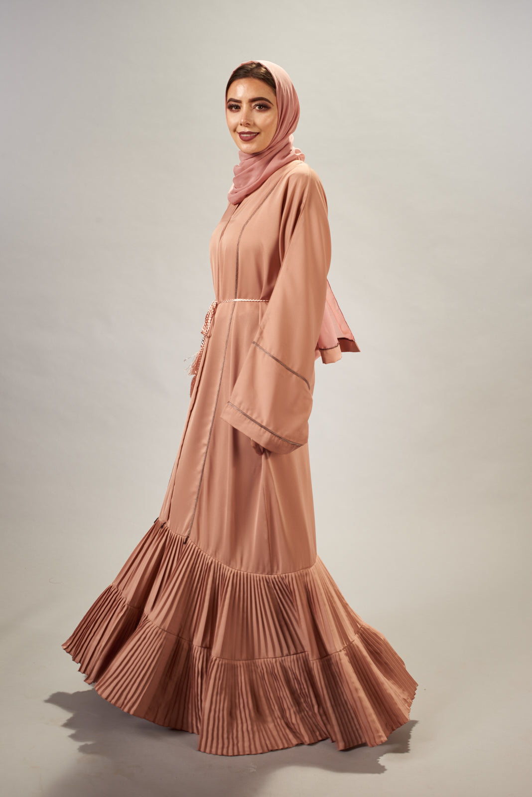 Sofia pleated elegant Abaya